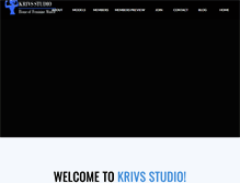 Tablet Screenshot of krivsstudio.com